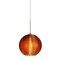 Besa Lighting Kristall 8 Cord Pendant, Amber, Satin Nickel Finish, 1x60W Incandescent 1JT-461682-SN - alternate 1